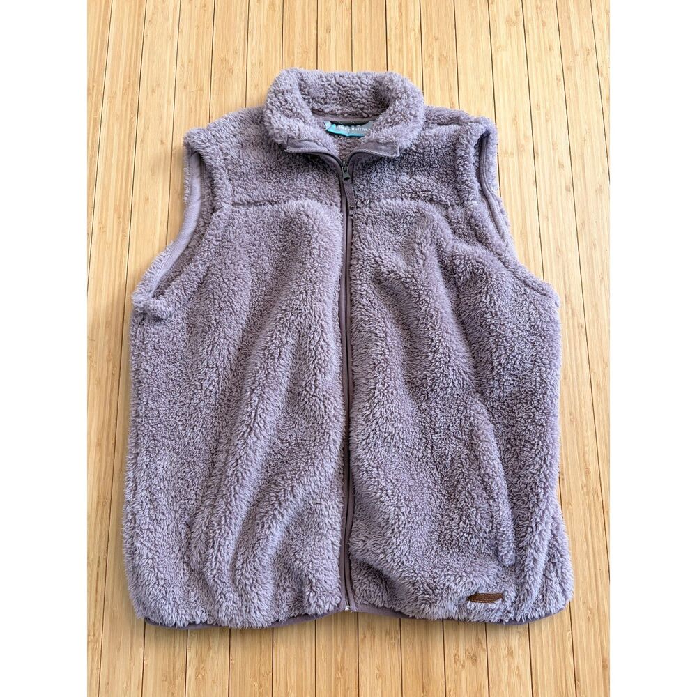 Free Country Lavender Faux Fur Vest Women’s L